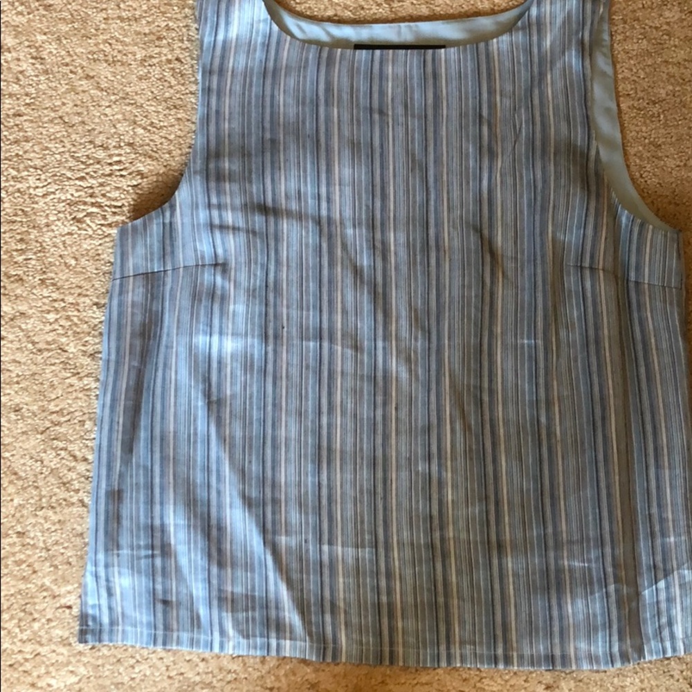 Josephine Chaus silk and linen classic tank